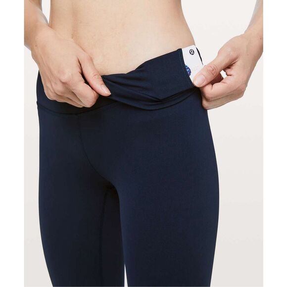 Lululemon wunder under high rise leggings full-on luxtreme true navy size 6 - Picture 6 of 13